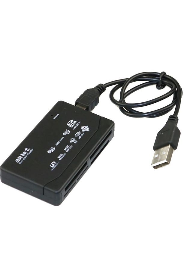 4296 Usb Hub Micro Sd Xd Mmc Ms Cf Tf Mini M2 Combo Kart Okuyucu - 2