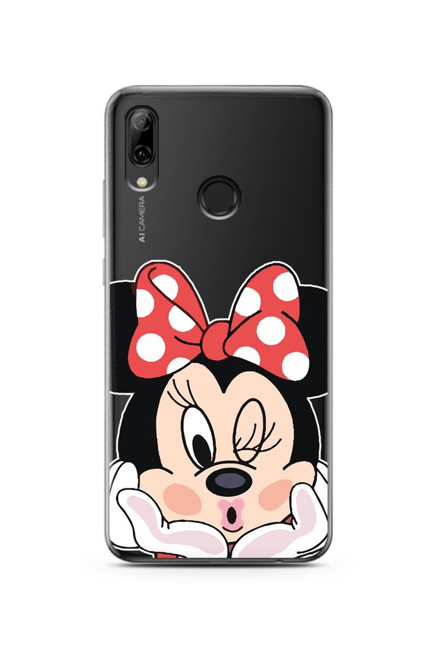 Super Transparent Silicone Phone Case Huawei P Smart (2019) with Minne Design