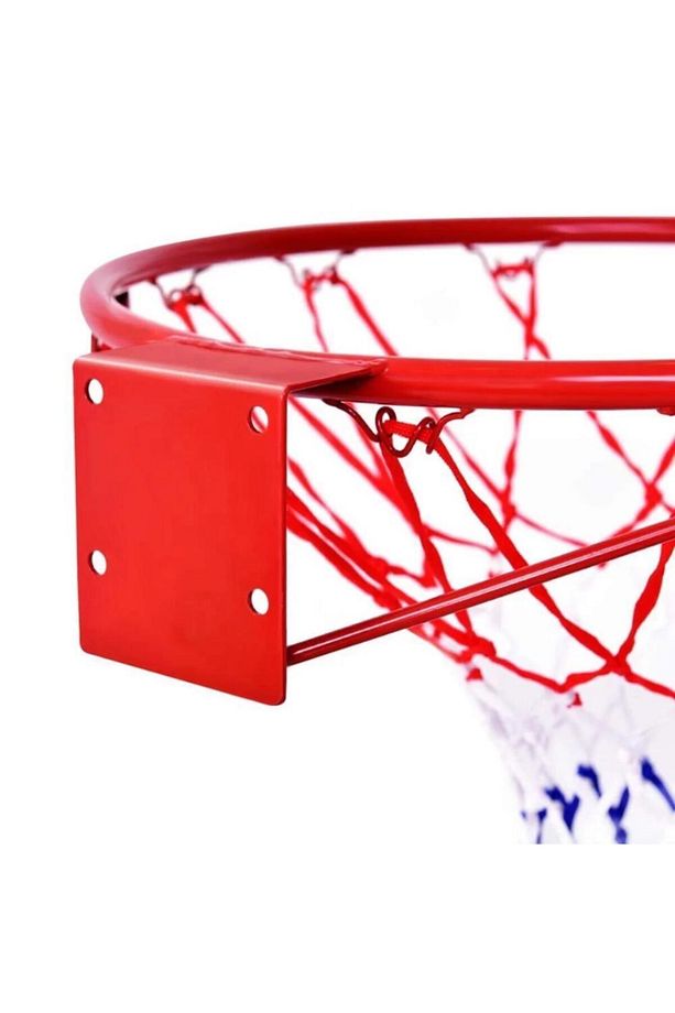 Tek Ebat Basketbol Çemberi Tek Katlı Fileli LYT - 01 Kırmızı - 4