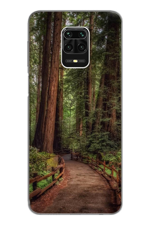 Forest Road Design Super Transparent Silicone Phone Case Xiomai Redmi Note 9 Pro - Note 9S