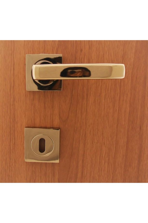 Sarı Çelebi Albifirin  Rozetli Wc Kapı Kolu - 1