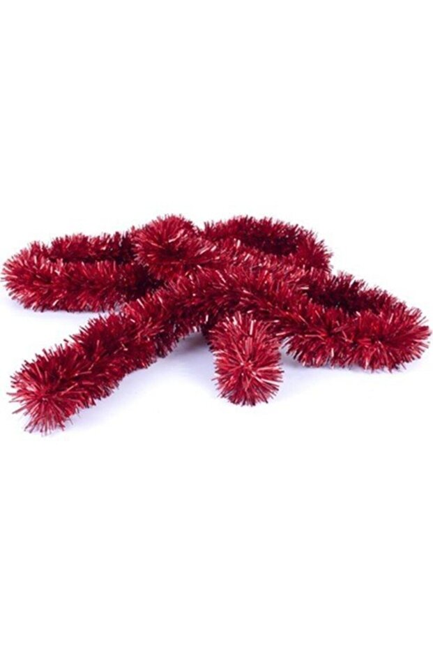 Joy Red Glitter Ornamental Scarf For New Year And Your Parties