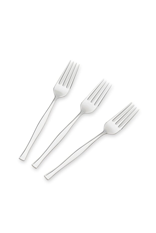 Zarif Sade 6'li Tatlı Çatalı - 1