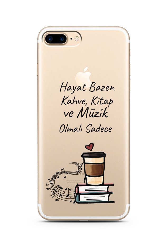 Life Sometimes Designed Super Transparent Silicone Phone Case iPhone 7 Plus
