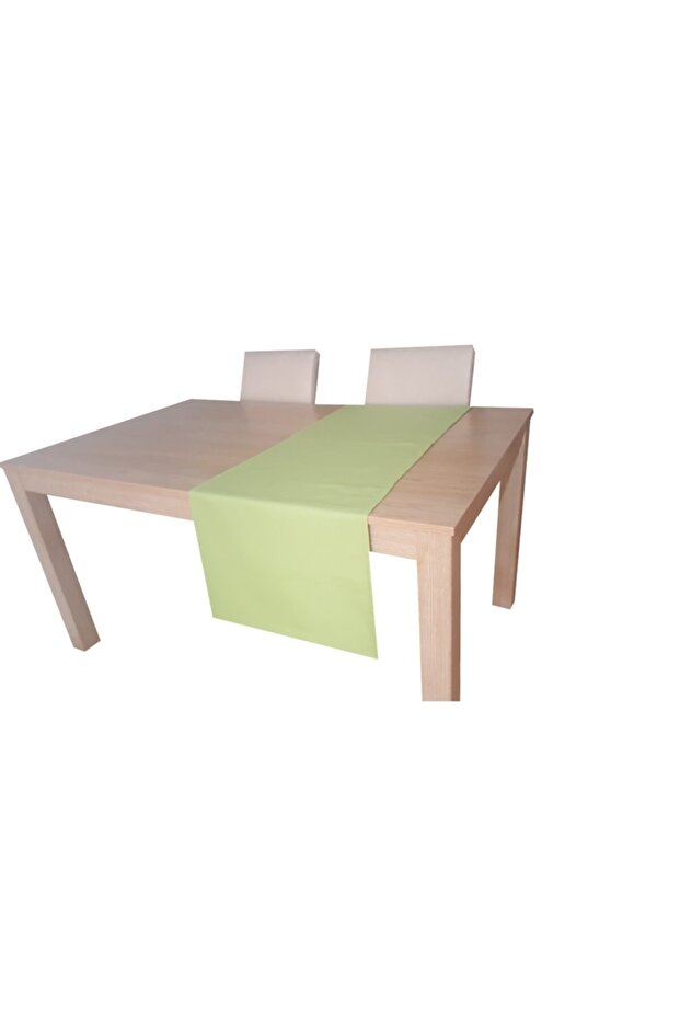 Pistachio Green Duck Fabric Stain Resistant Runner 50x175 cm