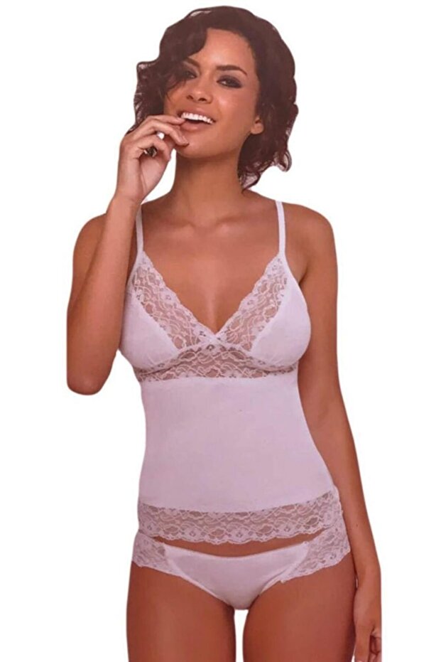 Powder Dowry Camisole Undershirt Panties Set 310