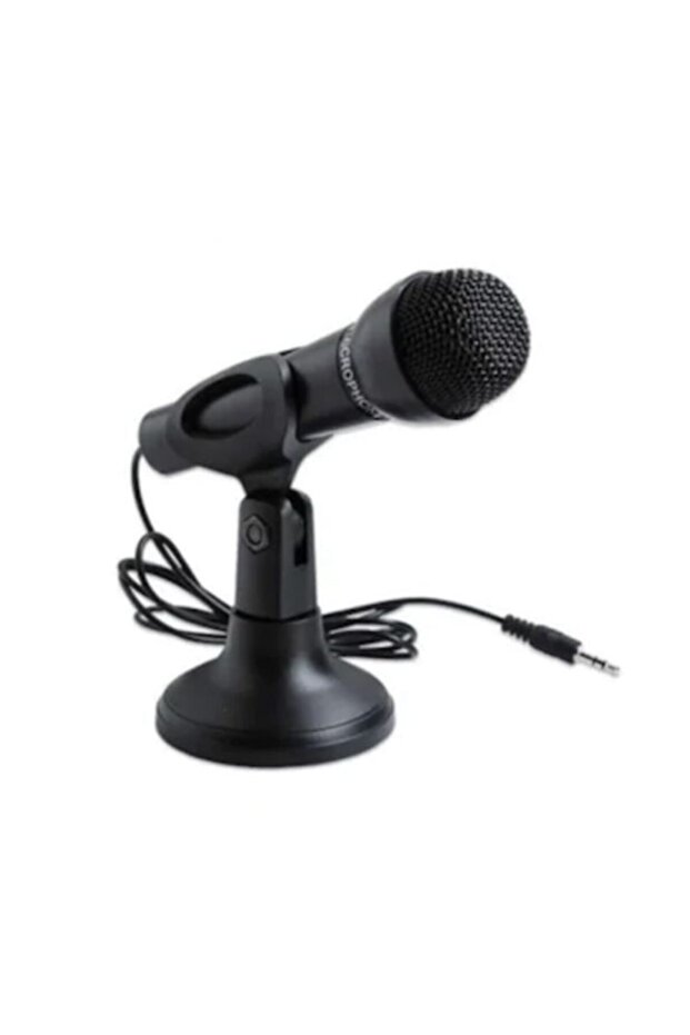 Masaüstü Dinamik Pc Mikrofon Standlı Microphone - 1