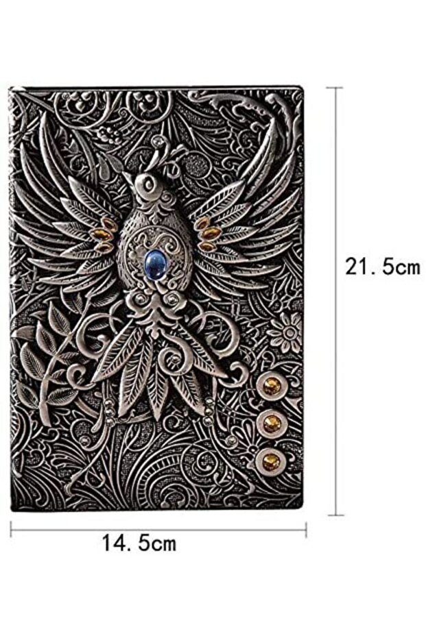 Hediyelik Deri Defter 3d Kabartmalı - 3
