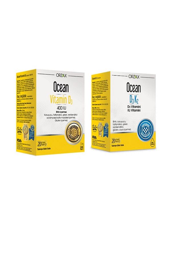 Vitamin D3 400 Iu Sprey 20ml +d3 K2 Vitamin Damla 20 Ml - 1
