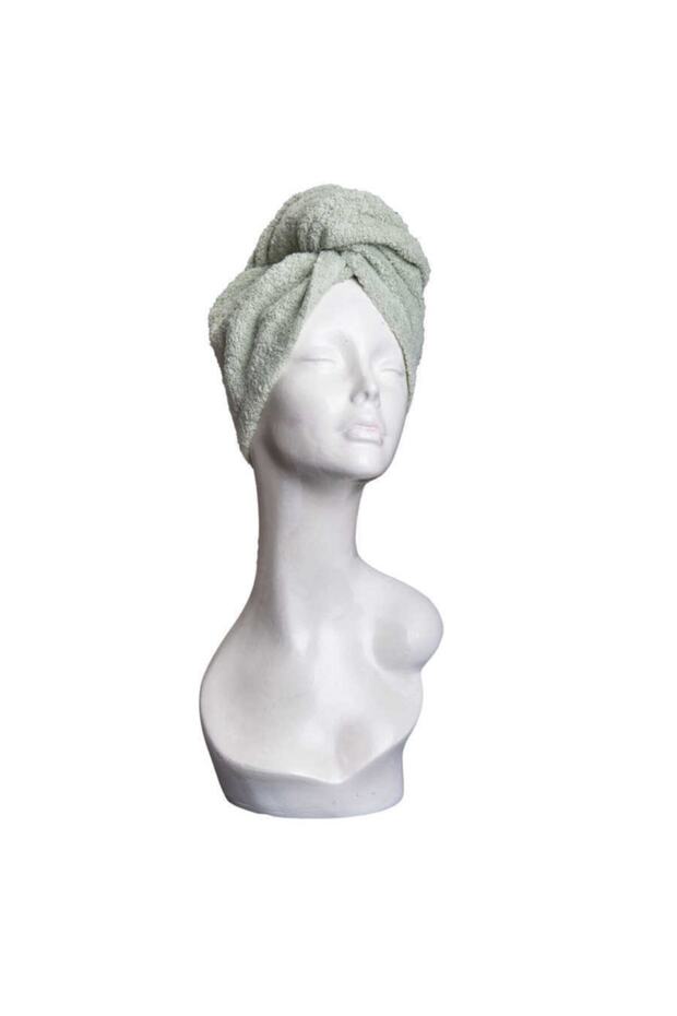 غطاء منشفة ناعم باللون الأخضر - 1