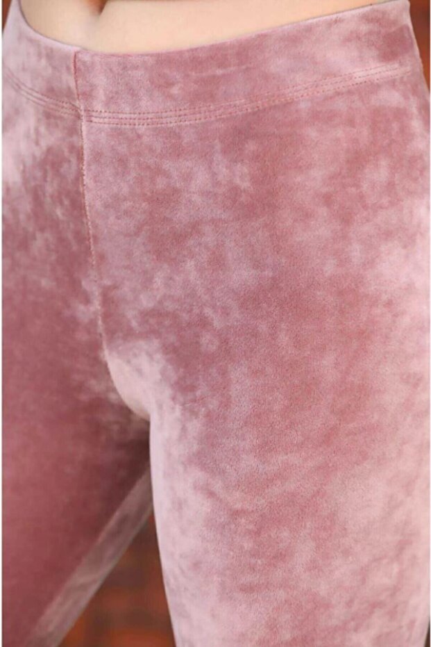 Kadın Kadife Tayt - 4