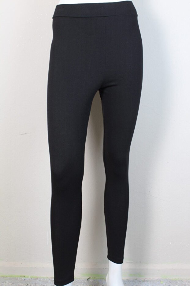 Women's Black Large Size Steel Knitted Tights