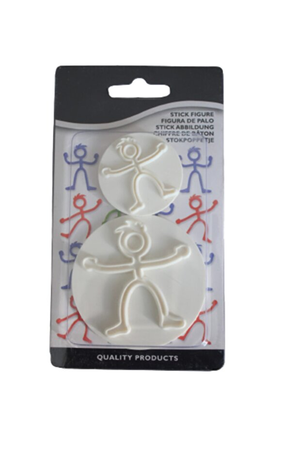 Plastic Stick Figure Stickman Cutting Set