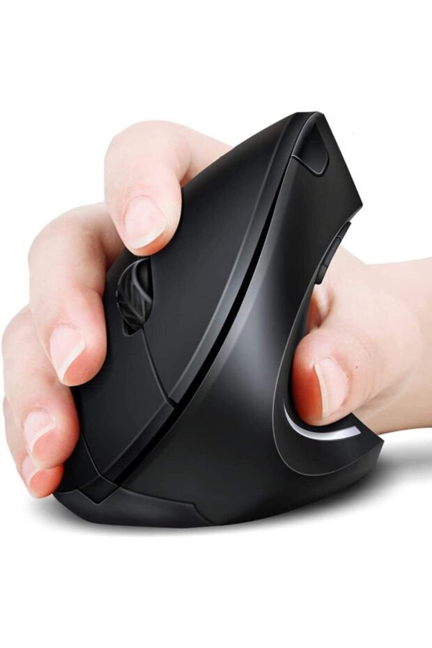Kablosuz Vertical Mouse 1600dpı Ergonomik Dikey Mouse - 4