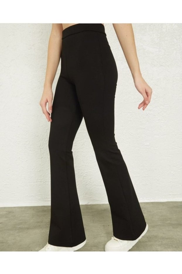 Women's Black Spanish Leg Steel Knitted Gathering Tights 1008w1014