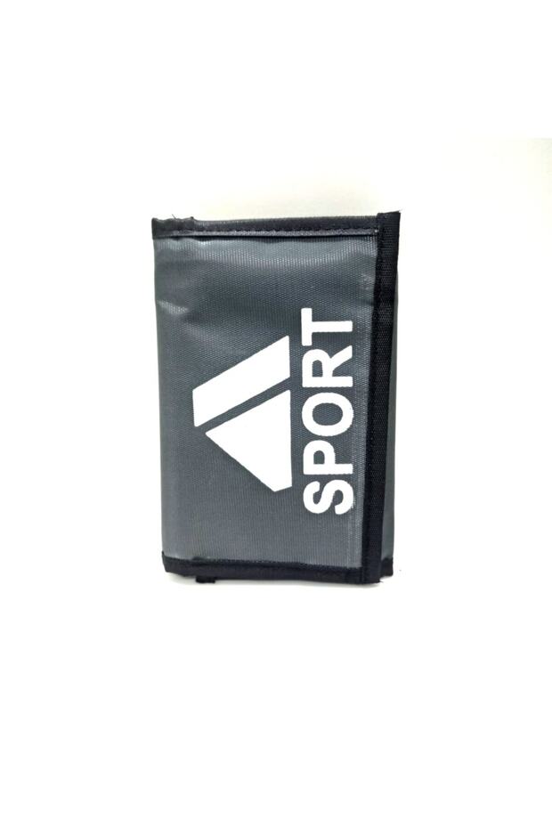 Gri Kumaş Cüzdan - 3