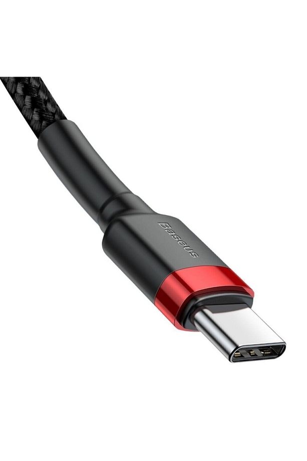 Cafule Series Pd2.060w Hızlı Şarj Destekli 20v 3a Type-c Şarj Ve Data Aktarım Kablosu 2 Metre Red - 1