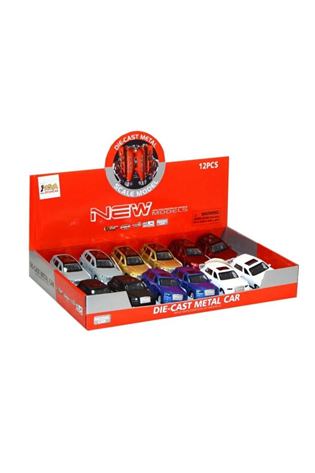 02062-Fy6258-12D Asia, Pull Drop Metal Car