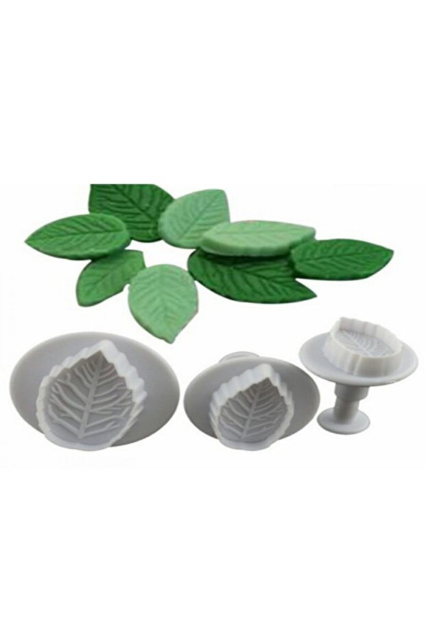 3 Pieces Rose Green Leaf Snatch Large Size