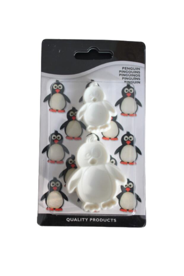 Plastic Penguin Figure Cutting Set