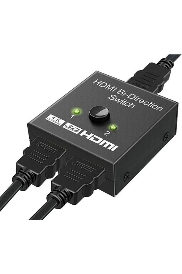 Hdmi Bi-direction Switch 2 Port Çift Yönlü Hdmi Switch Splitter Ekran Monitör Çoklayıcı Çoğaltıcı B - 1