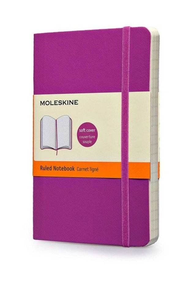 3647 Large Soft Purple Ruled Notebook Purple /