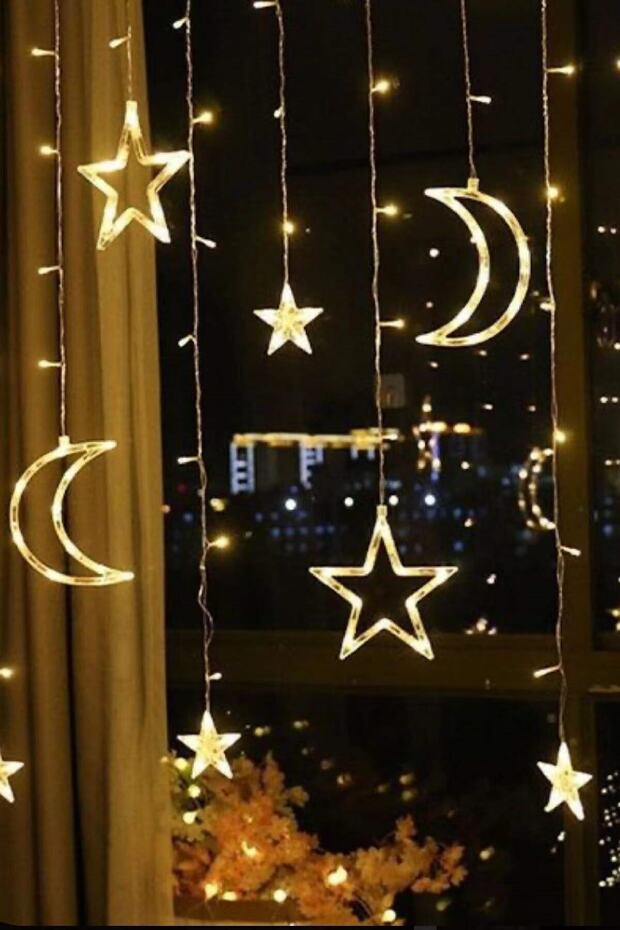 Ay Ve Yıldız Perde Led Işık - 1