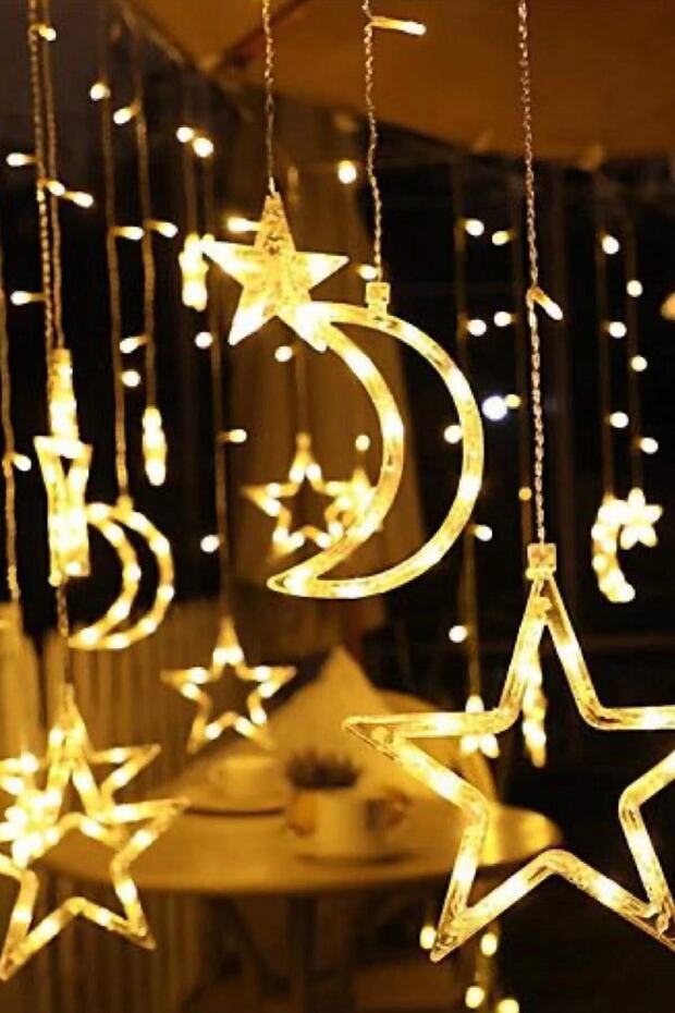 Ay Ve Yıldız Perde Led Işık - 3