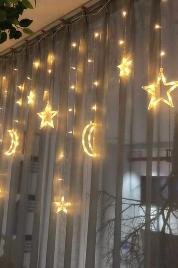 Ay Ve Yıldız Perde Led Işık - 4