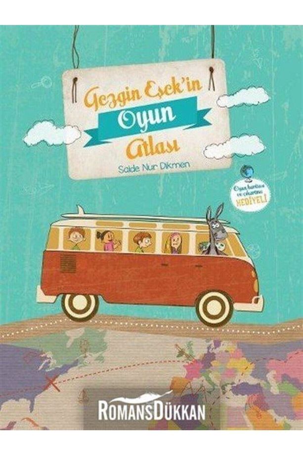 Gezgin Eşek'in Oyun Atlası (DÜNYA HARİTASI VE ÇIKARTMA HEDİYELİ) - Saide Nur Dikmen - 1