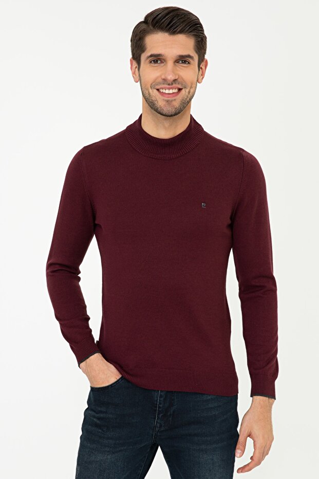 Claret Red Men's Sweater G021SZ0TK.000.1388582