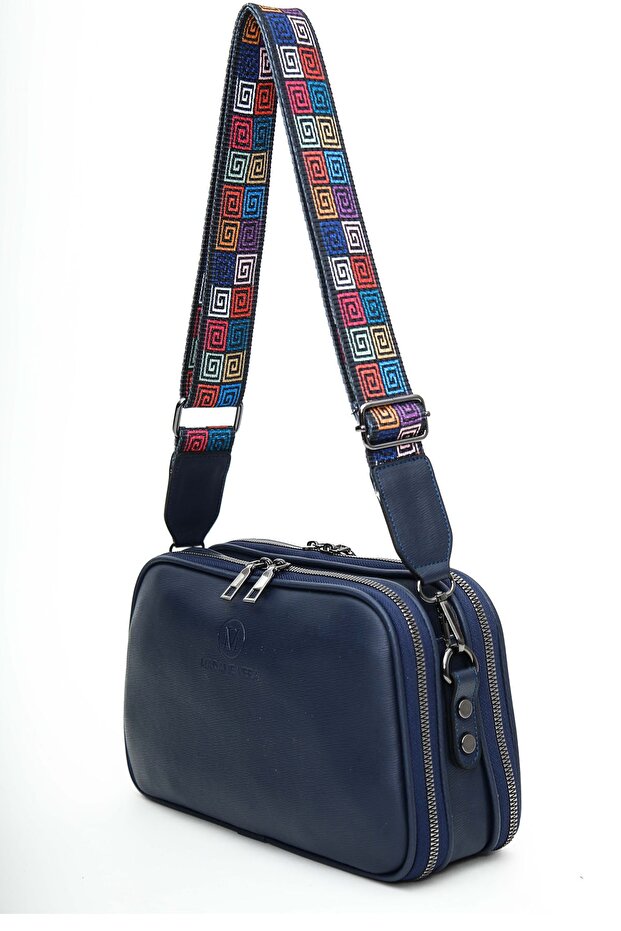 Crossbody Shoulder Bag Madame Vera Mv015 Navy Blue