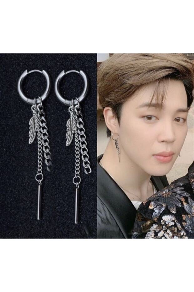 Favoriconsept - Jimin Tüy Zincir Çubuk Küpe (adet) - 1
