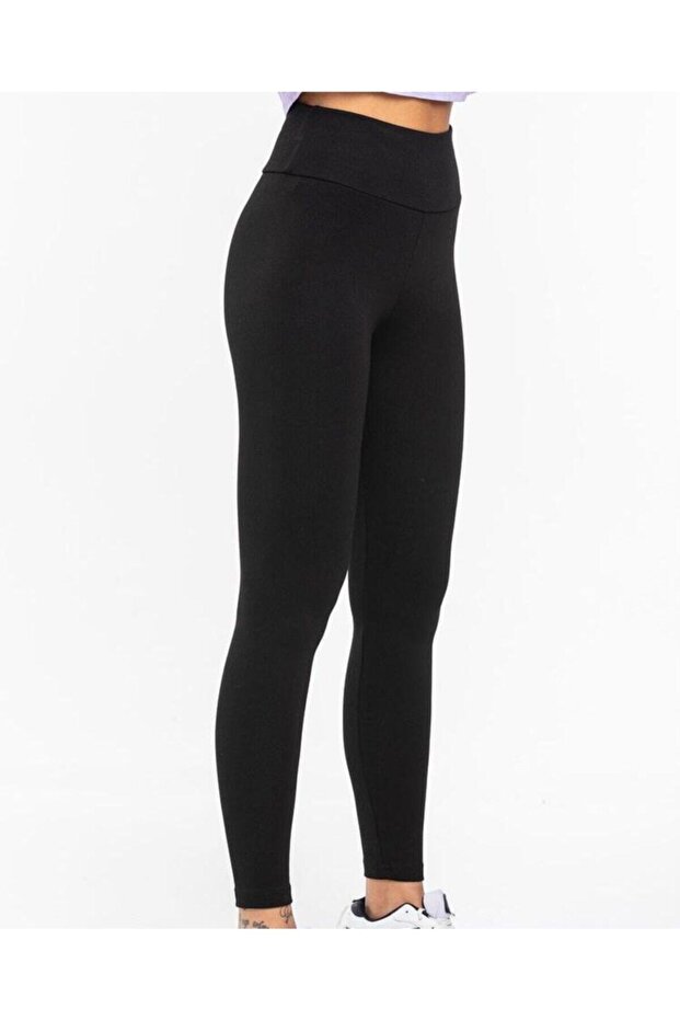 Women's Black Steel Knitted Tights
