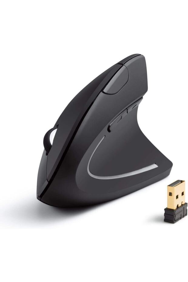 Kablosuz Vertical Mouse 1600dpı Ergonomik Dikey Mouse - 2