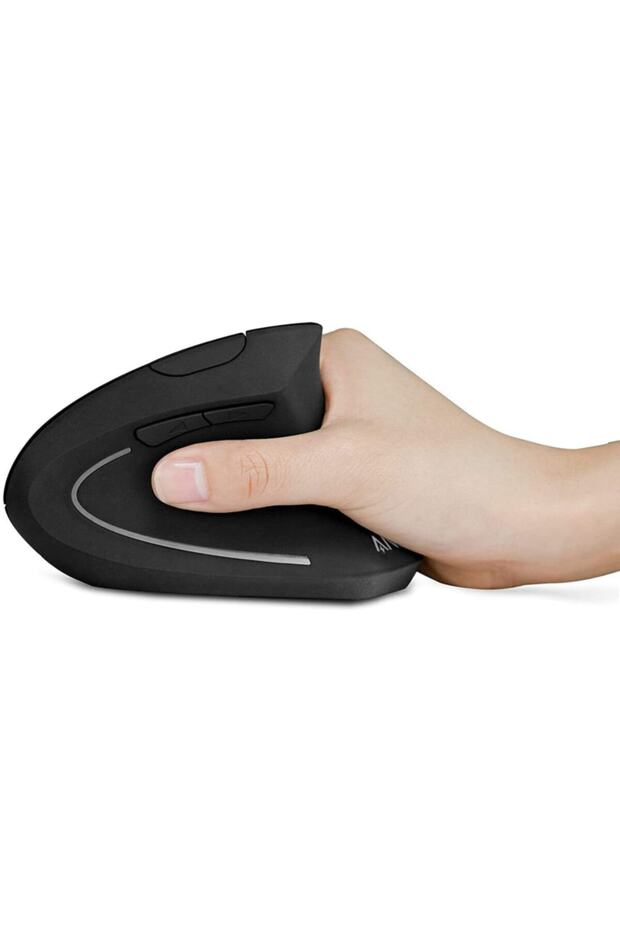 Kablosuz Vertical Mouse 1600dpı Ergonomik Dikey Mouse - 5
