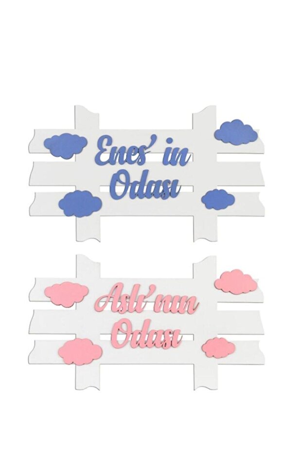 Çocuk Odası Kapı Süsü Kapı Isimliği - 1