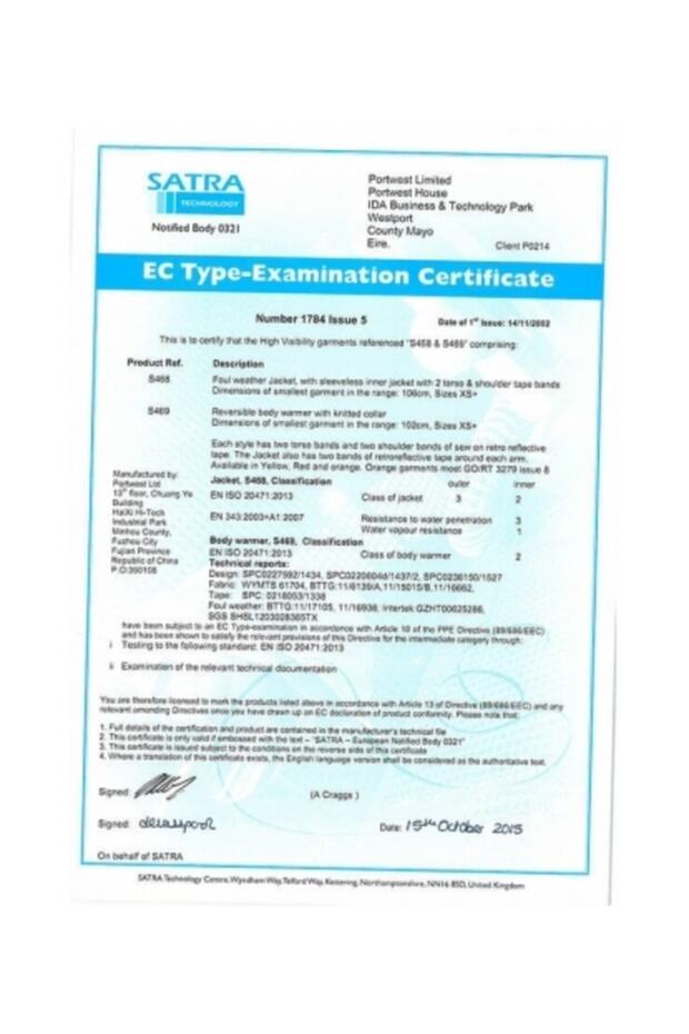 Reflektörlü Çift Taraflı Yelek - 5