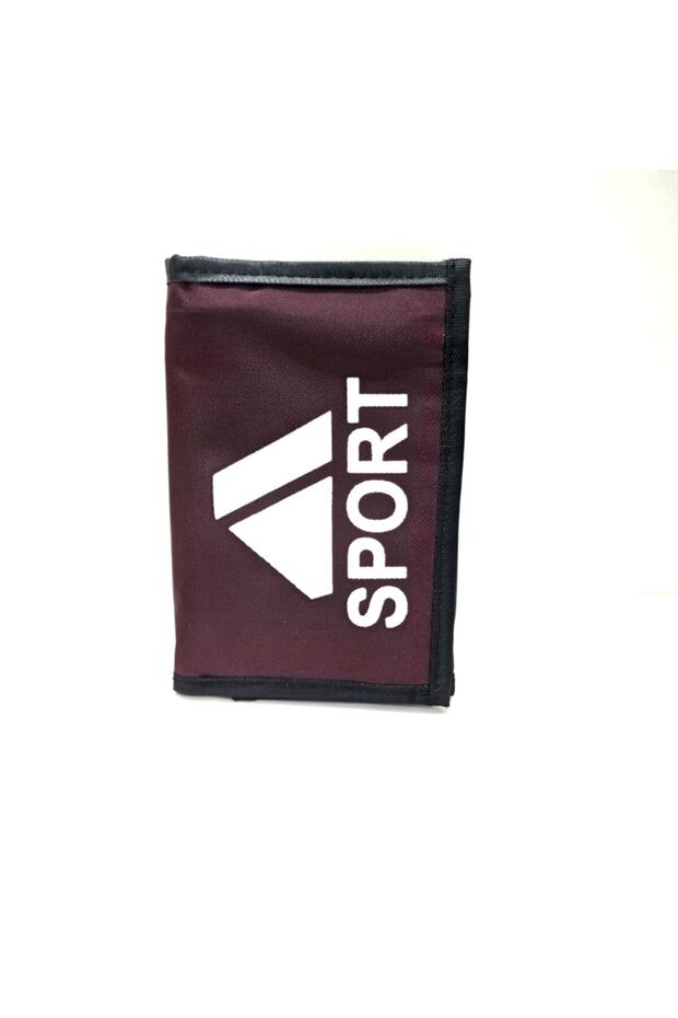 Bordo Kumaş Cüzdan - 3
