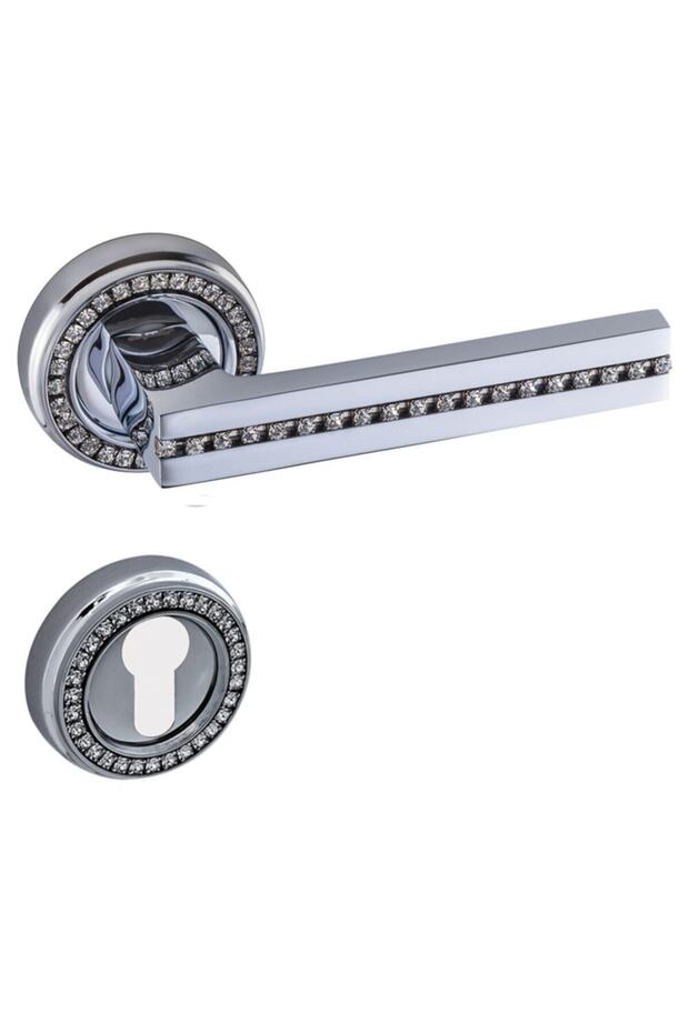 Doğanlar Sedef Krom Rozetli Kapı Kolu Rozetli Yale Sol (ADET) - 2