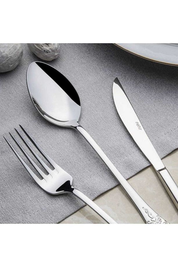 Akasya 12 Adet Sade Yemek Kaşık - 2