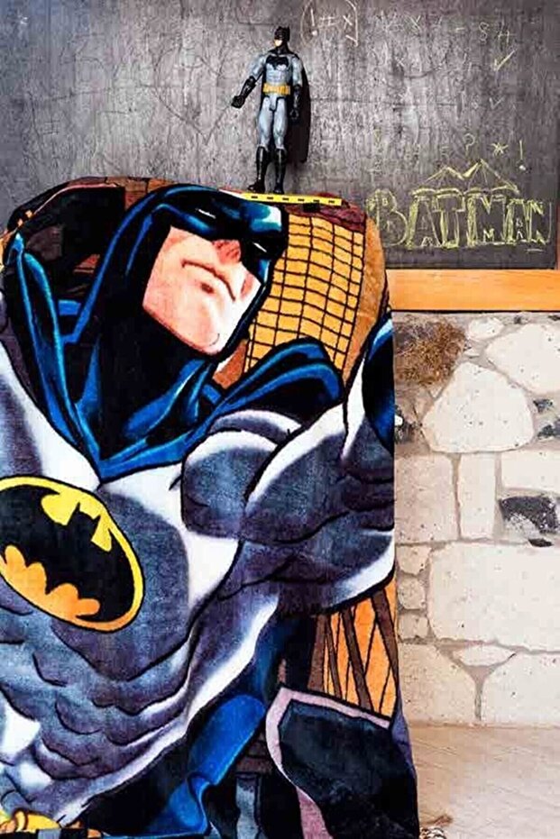 Batman Tek Kişilik Lisanslı Battaniye 155 Cm X 215 Cm (n) - 2