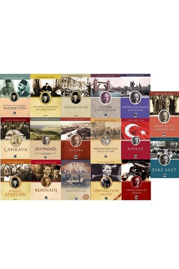 Çankaya - Zeytindağı - Babanız Atatürk - Atatürk'ün Hatıraları / 17 Kitap Set - Falih Rıfkı Atay - 1