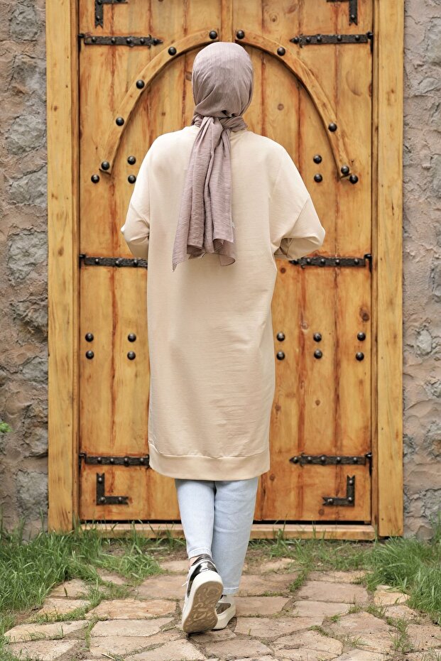 Nisaca Two Thread Basic - تونيك حجاب طويل - 5