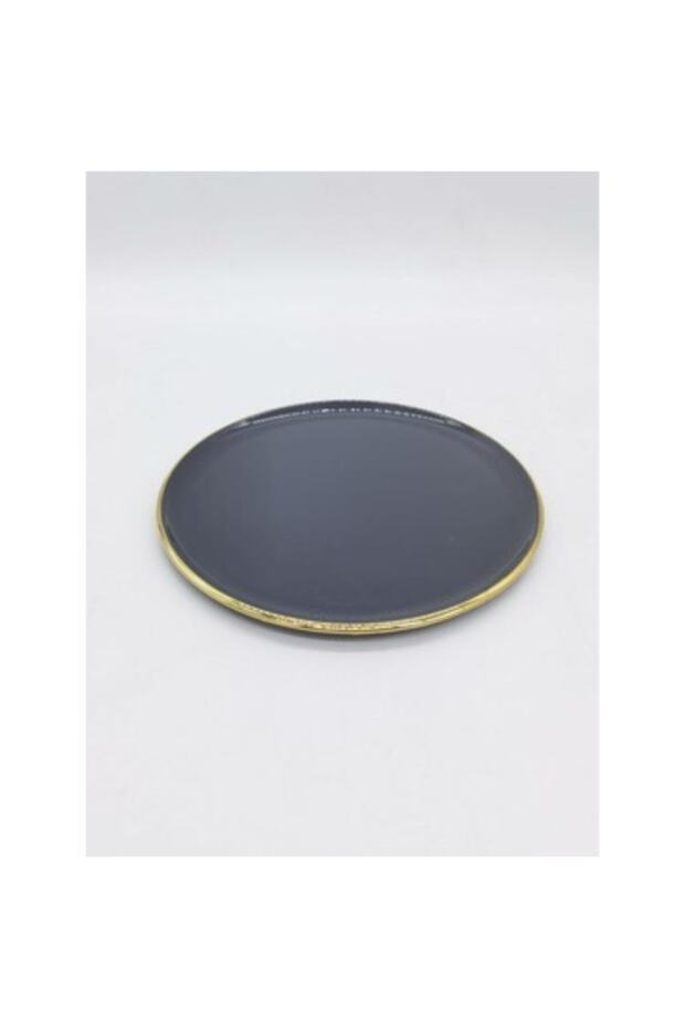 Solid Siyah Rose Gold Tepsi 31 Cm - 1