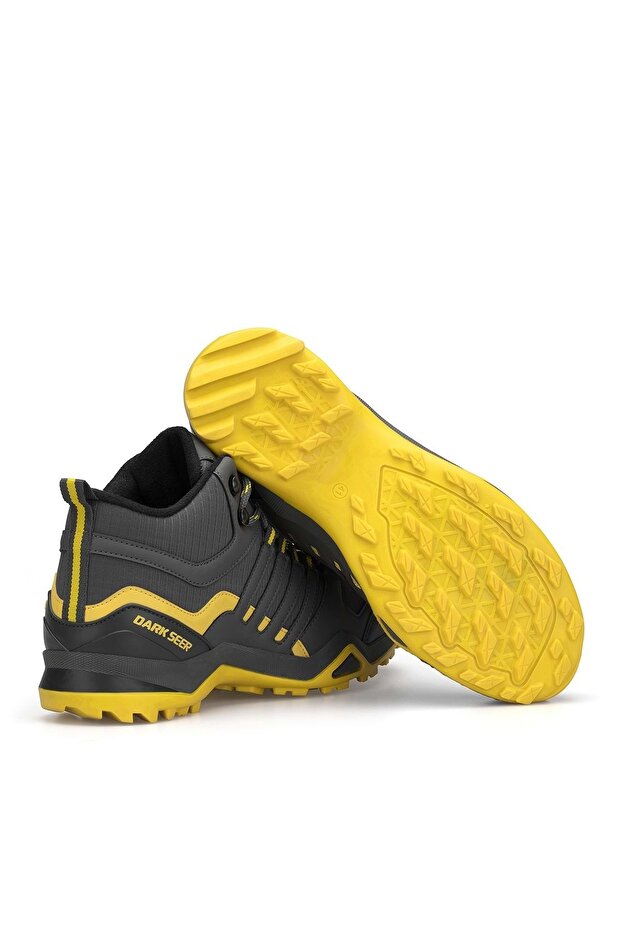Ds4.montana füstölt sárga uniszex kültéri túrabakancs - 4