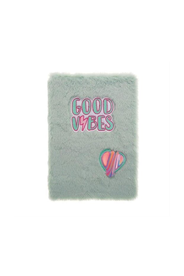 Pyrus A5 - Plush Striped Good Vibes Notebook - 1