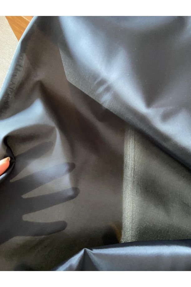 Ak-teks Siyah Saten Astar Tül Polyester Kumaş Pd100108 - 1