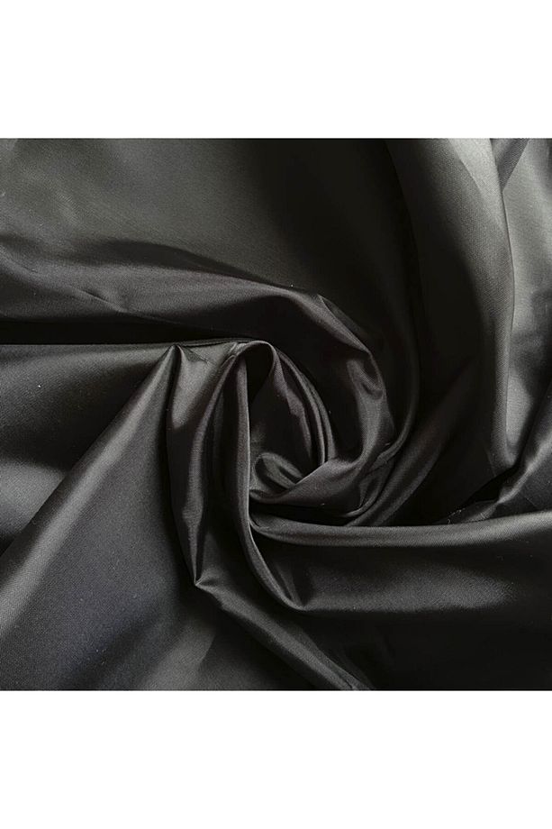 Ak-teks Siyah Saten Astar Tül Polyester Kumaş Pd100108 - 2