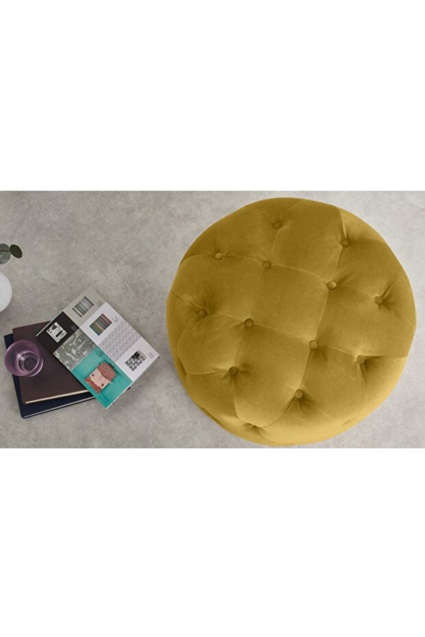 Veronica Puf Sarı - 2